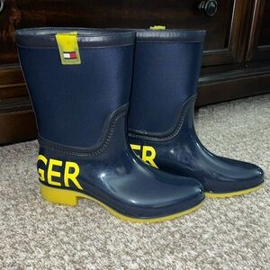 Blue Tommy Hilfiger Rain Boot